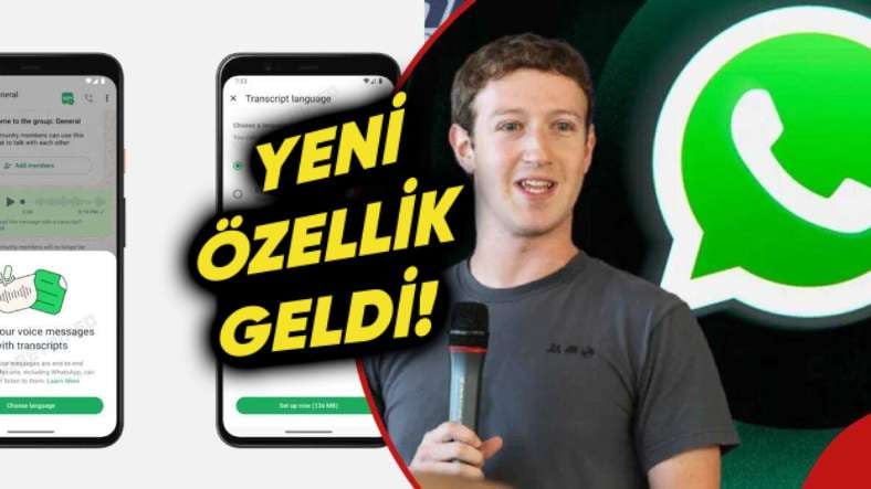 WhatsApp, Sesli Mesajları Metne Dönüştürme Özelliğini Duyurdu!